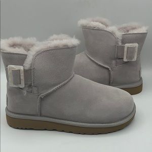 UGG Mini Bailey Feather Fashion Buckle Boot